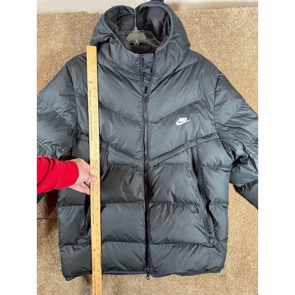 Nike Storm Fit Puffer Jacket Hooded Black Men's Size Large - Picture 9 of 11